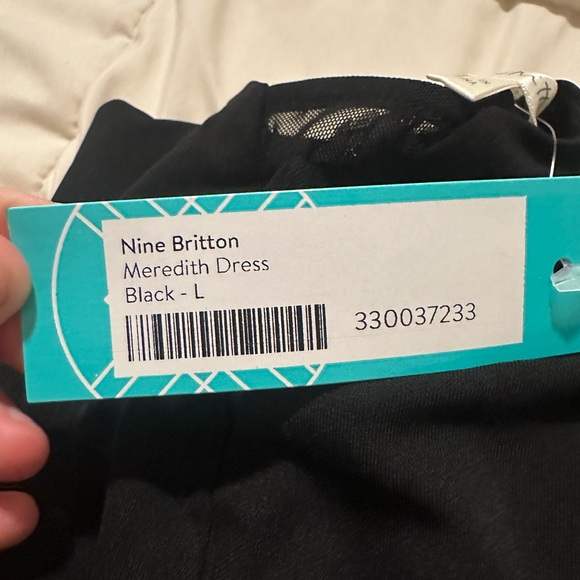 NINE BRITTON MEREDITH DRESS BLACK - L - Picture 5 of 5